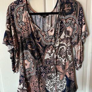 Espresso Blouse - Size Medium